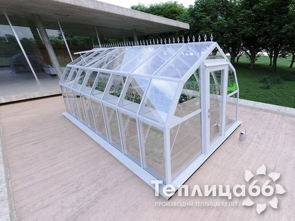 Теплица Рада Нева под стекло, ширина 2.65 метра (Калькулятор теплицы)